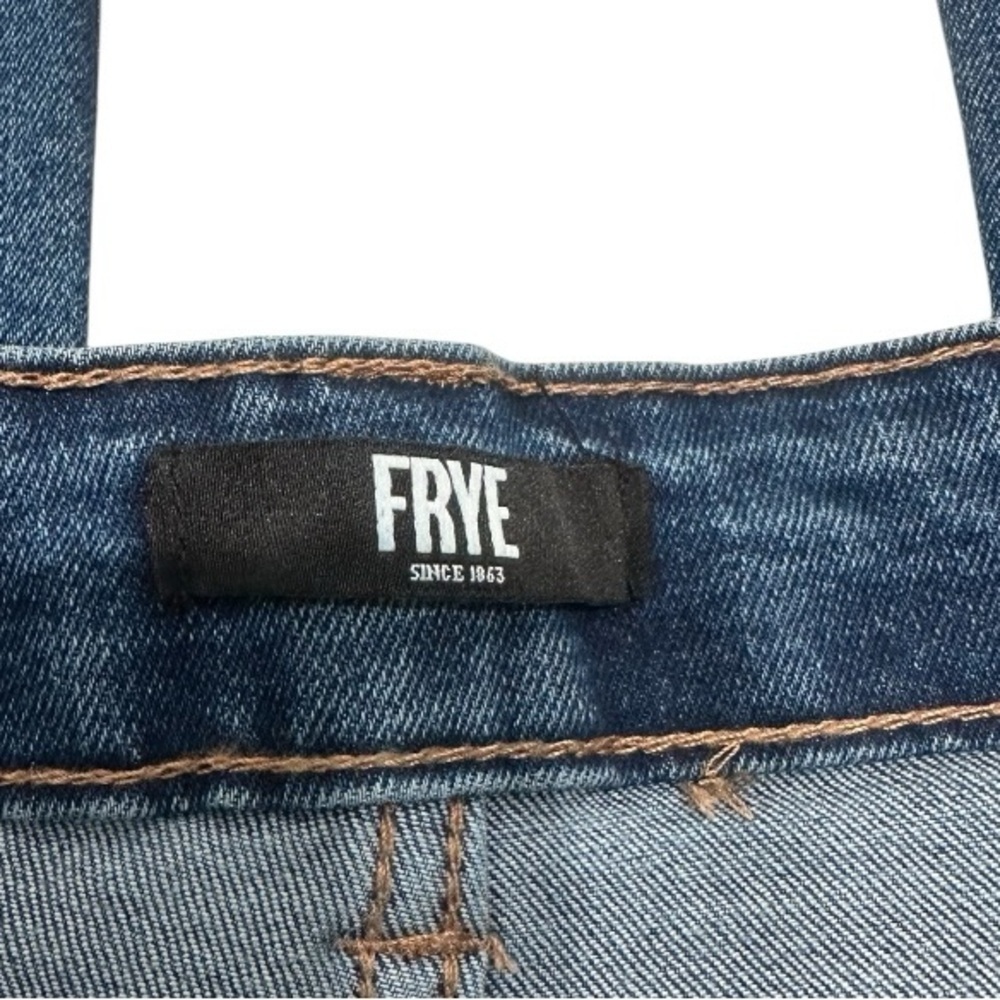 FRYE Women's Classic Blue High Waist Straight Leg Jeans Size 6 W28 - Picture 5 of 9